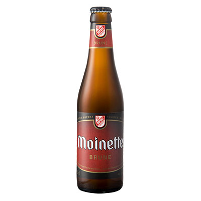5410702000232 Moinette Brune - 33cl Bier met nagisting in de fles